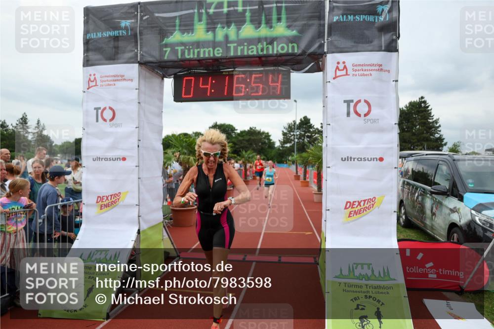 15.06.2025 - 7 Türme Triathlon Michael Strokosch http://msf.ph/oto/7983598 15.06.2025 14:16:54 Ziel 580, 788, 997, 1096, 1176 meine-sportfotos.de