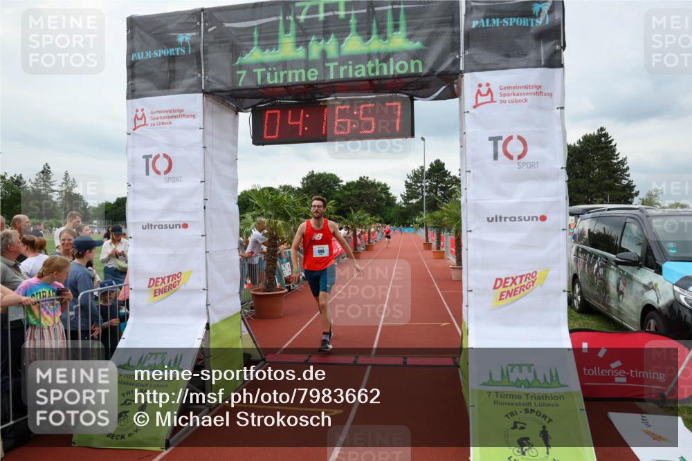 15.06.2025 - 7 Türme Triathlon Michael Strokosch http://msf.ph/oto/7983662 15.06.2025 14:16:57 Ziel 580, 788, 997, 1176 meine-sportfotos.de