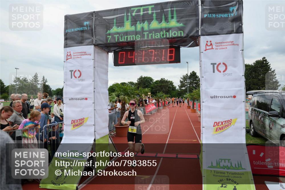 15.06.2025 - 7 Türme Triathlon Michael Strokosch http://msf.ph/oto/7983855 15.06.2025 14:17:18 Ziel 592, 751 meine-sportfotos.de