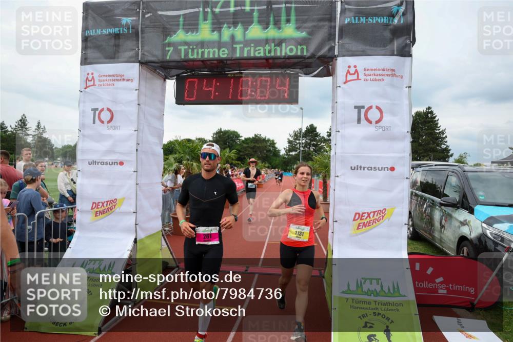 15.06.2025 - 7 Türme Triathlon Michael Strokosch http://msf.ph/oto/7984736 15.06.2025 14:18:04 Ziel 261, 570, 613, 841, 1131 meine-sportfotos.de