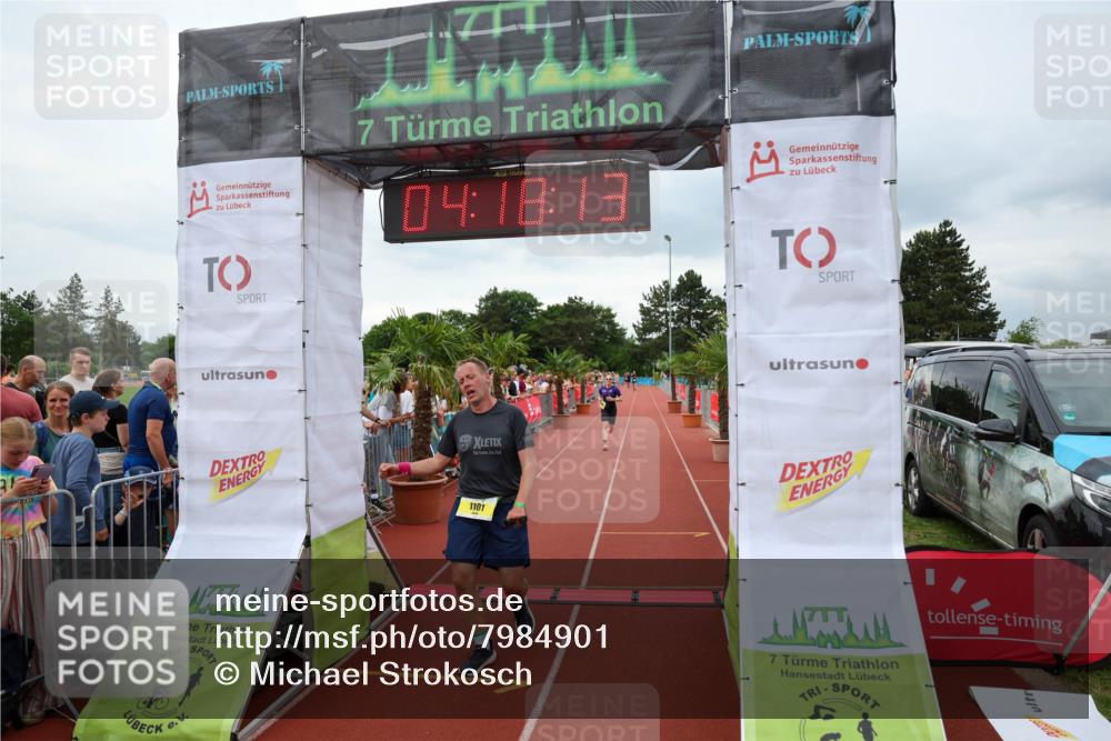 15.06.2025 - 7 Türme Triathlon Michael Strokosch http://msf.ph/oto/7984901 15.06.2025 14:18:13 Ziel 511, 613, 1101, 1188 meine-sportfotos.de