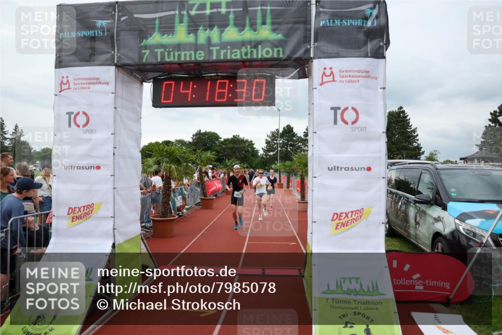 15.06.2025 - 7 Türme Triathlon Michael Strokosch http://msf.ph/oto/7985078 15.06.2025 14:18:30 Ziel 550, 720, 925, 1161 meine-sportfotos.de
