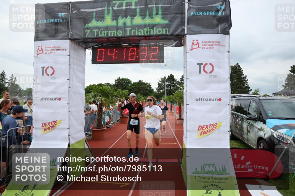 15.06.2025 - 7 Türme Triathlon Michael Strokosch http://msf.ph/oto/7985113 15.06.2025 14:18:31 Ziel 550, 720, 925, 1161 meine-sportfotos.de