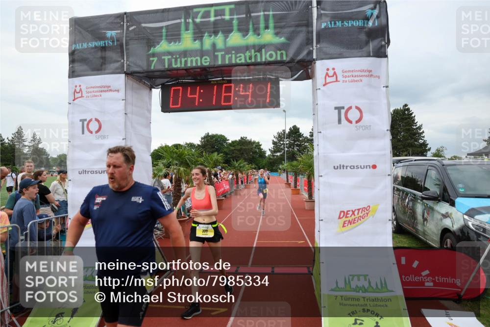 15.06.2025 - 7 Türme Triathlon Michael Strokosch http://msf.ph/oto/7985334 15.06.2025 14:18:40 Ziel 779, 802, 925, 979, 1161 meine-sportfotos.de