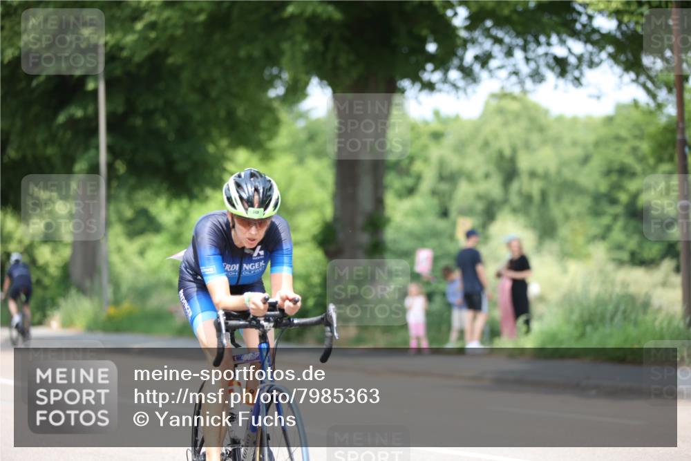 15.06.2025 - 7 Türme Triathlon Yannick Fuchs http://msf.ph/oto/7985363 15.06.2025 12:55:25 Radfahren 624 meine-sportfotos.de