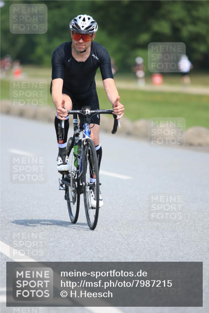 21.06.2025 - 27. Vierlanden-Triathlon H.Heesch http://msf.ph/oto/7987215 15.06.2025 11:36:52 Radfahren 123, 642 meine-sportfotos.de
