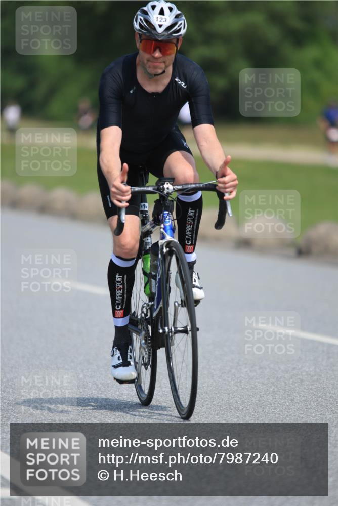 21.06.2025 - 27. Vierlanden-Triathlon H.Heesch http://msf.ph/oto/7987240 15.06.2025 11:36:52 Radfahren 123, 642 meine-sportfotos.de