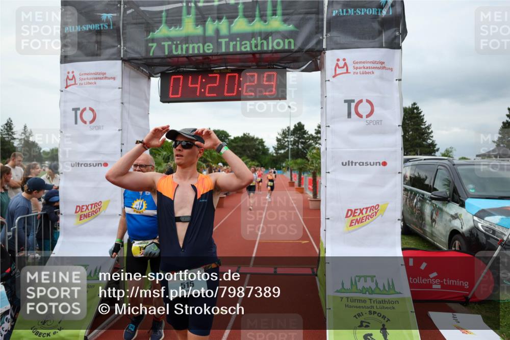 15.06.2025 - 7 Türme Triathlon Michael Strokosch http://msf.ph/oto/7987389 15.06.2025 14:20:28 Ziel 435, 515, 680, 750, 756, 858, 891, 1041, 1174 meine-sportfotos.de
