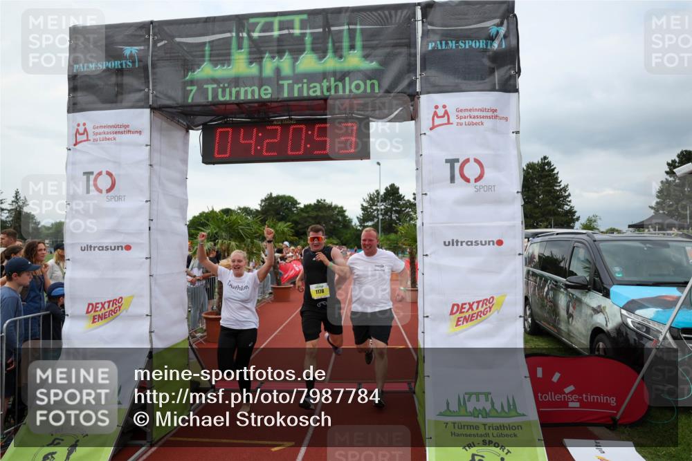 15.06.2025 - 7 Türme Triathlon Michael Strokosch http://msf.ph/oto/7987784 15.06.2025 14:20:52 Ziel 602, 954, 1178 meine-sportfotos.de