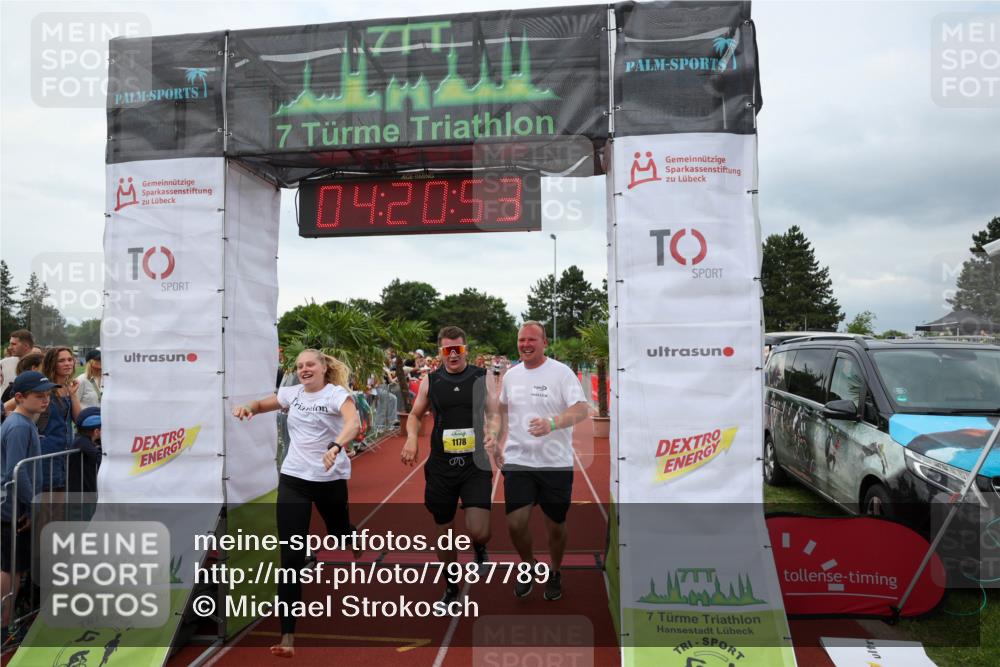 15.06.2025 - 7 Türme Triathlon Michael Strokosch http://msf.ph/oto/7987789 15.06.2025 14:20:53 Ziel 602, 954, 1178 meine-sportfotos.de