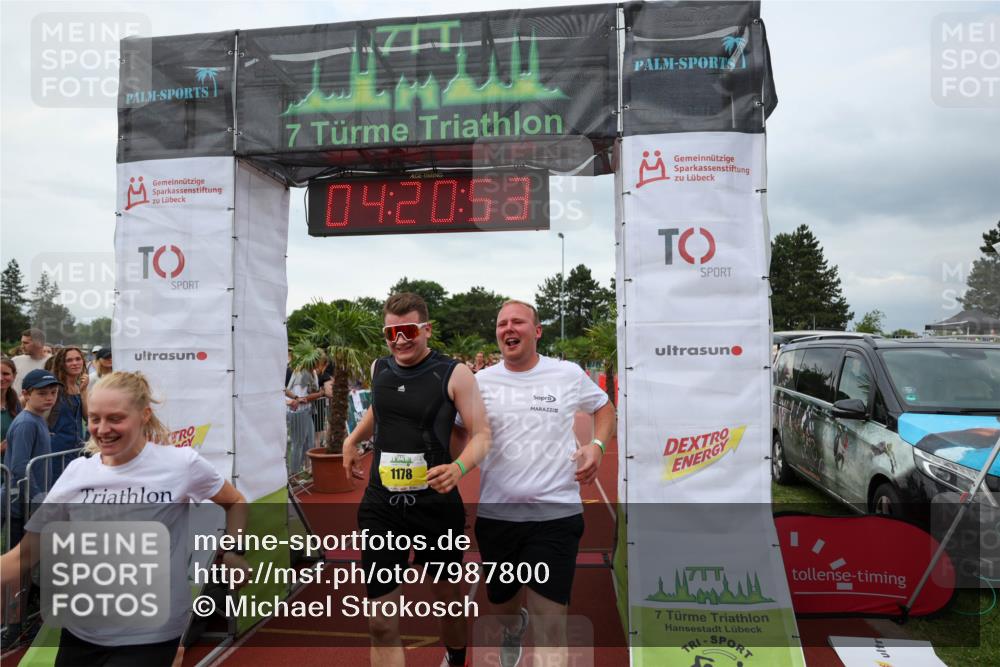15.06.2025 - 7 Türme Triathlon Michael Strokosch http://msf.ph/oto/7987800 15.06.2025 14:20:53 Ziel 602, 954, 1178 meine-sportfotos.de