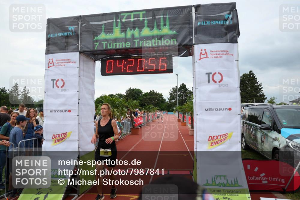 15.06.2025 - 7 Türme Triathlon Michael Strokosch http://msf.ph/oto/7987841 15.06.2025 14:20:56 Ziel 602, 954, 1178 meine-sportfotos.de