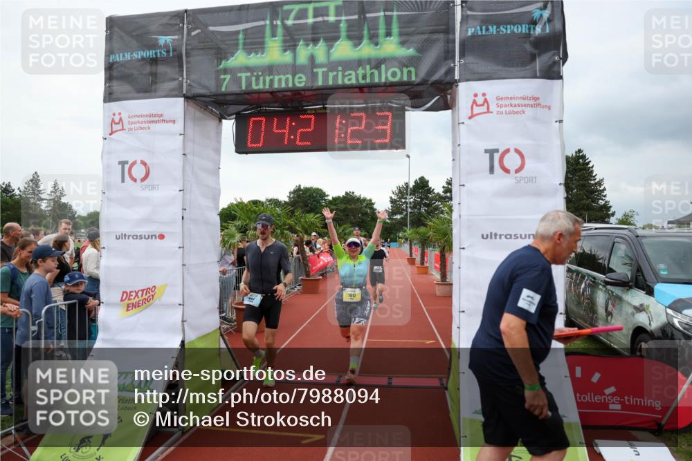 15.06.2025 - 7 Türme Triathlon Michael Strokosch http://msf.ph/oto/7988094 15.06.2025 14:21:22 Ziel 546, 616, 647, 960, 1017, 1051 meine-sportfotos.de