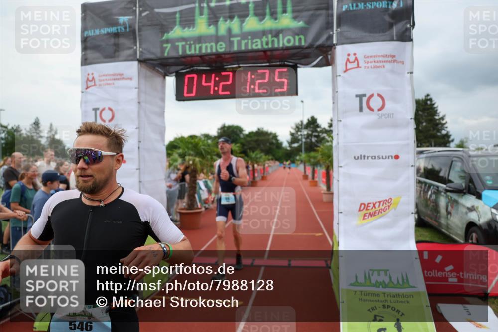 15.06.2025 - 7 Türme Triathlon Michael Strokosch http://msf.ph/oto/7988128 15.06.2025 14:21:25 Ziel 546, 616, 647, 1017, 1051 meine-sportfotos.de