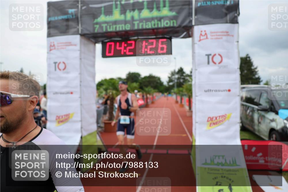 15.06.2025 - 7 Türme Triathlon Michael Strokosch http://msf.ph/oto/7988133 15.06.2025 14:21:25 Ziel 546, 616, 647, 1017, 1051 meine-sportfotos.de