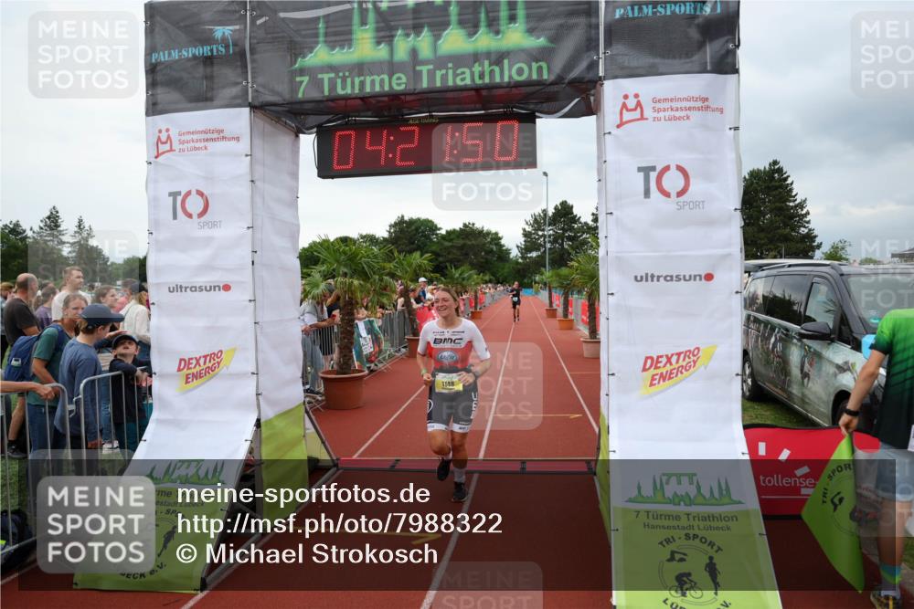 15.06.2025 - 7 Türme Triathlon Michael Strokosch http://msf.ph/oto/7988322 15.06.2025 14:21:49 Ziel 400, 470, 1148 meine-sportfotos.de