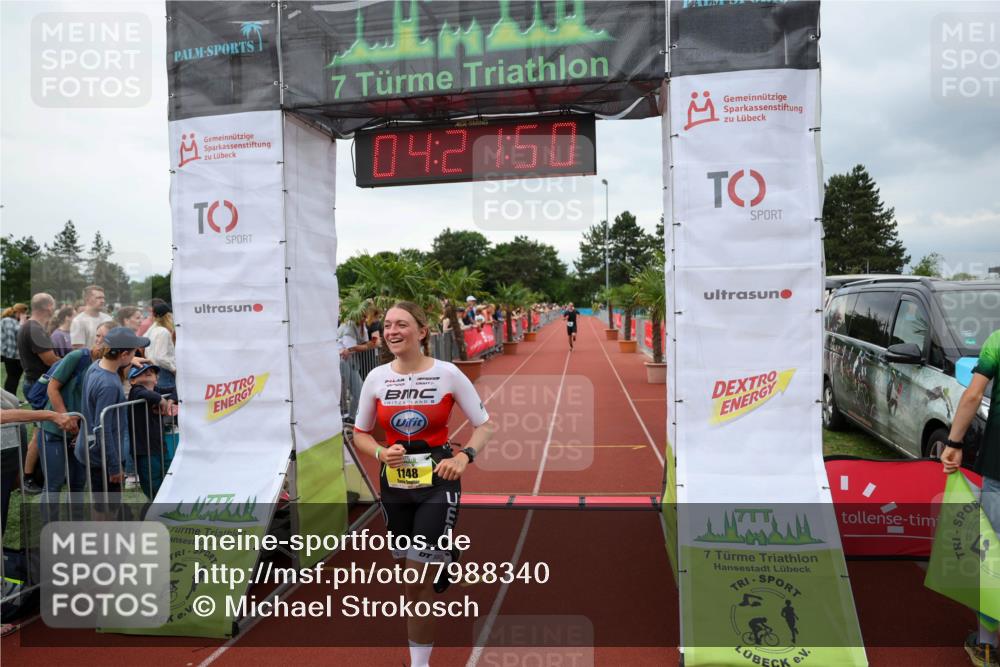 15.06.2025 - 7 Türme Triathlon Michael Strokosch http://msf.ph/oto/7988340 15.06.2025 14:21:50 Ziel 470, 1148 meine-sportfotos.de