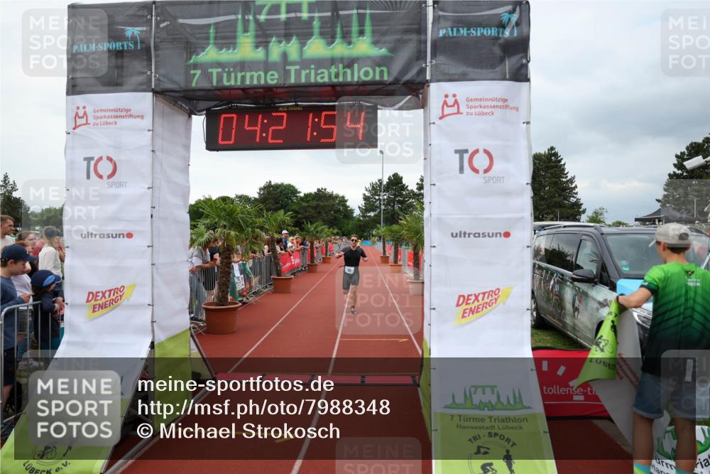 15.06.2025 - 7 Türme Triathlon Michael Strokosch http://msf.ph/oto/7988348 15.06.2025 14:21:54 Ziel 360, 470, 1148 meine-sportfotos.de