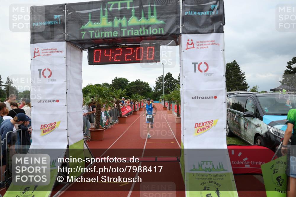 15.06.2025 - 7 Türme Triathlon Michael Strokosch http://msf.ph/oto/7988417 15.06.2025 14:22:00 Ziel 360, 396 meine-sportfotos.de