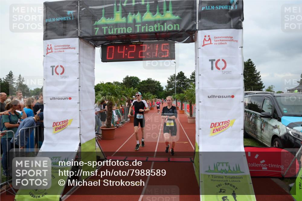 15.06.2025 - 7 Türme Triathlon Michael Strokosch http://msf.ph/oto/7988589 15.06.2025 14:22:15 Ziel 615, 705, 722, 1013 meine-sportfotos.de