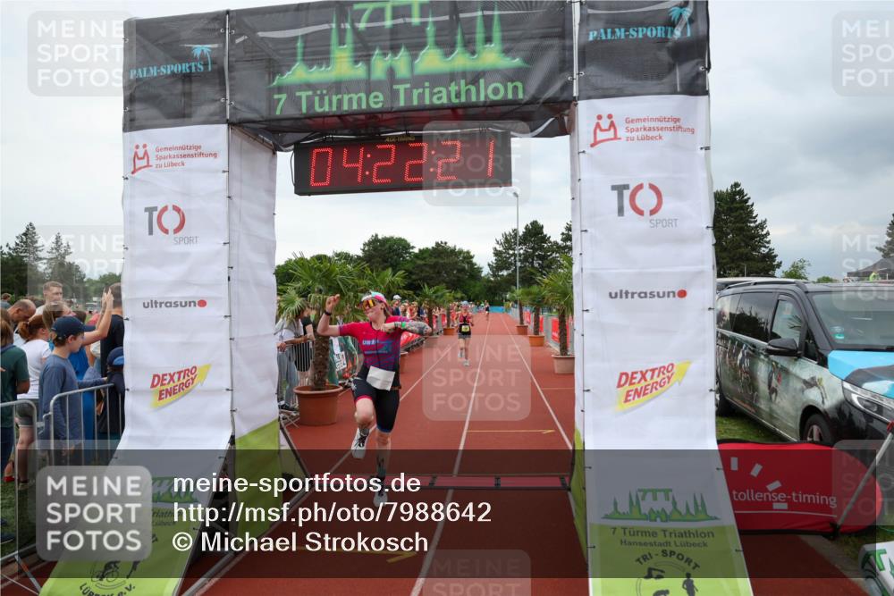 15.06.2025 - 7 Türme Triathlon Michael Strokosch http://msf.ph/oto/7988642 15.06.2025 14:22:20 Ziel 615, 718, 722, 903 meine-sportfotos.de