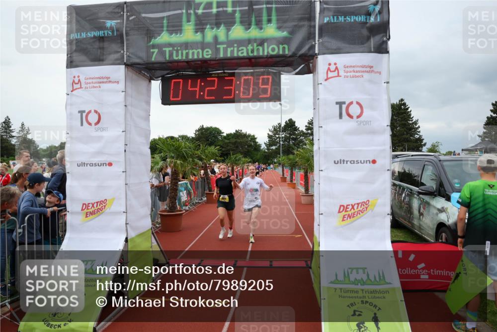 15.06.2025 - 7 Türme Triathlon Michael Strokosch http://msf.ph/oto/7989205 15.06.2025 14:23:08 Ziel 510, 820, 1089, 1099 meine-sportfotos.de