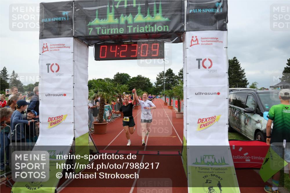 15.06.2025 - 7 Türme Triathlon Michael Strokosch http://msf.ph/oto/7989217 15.06.2025 14:23:09 Ziel 510, 1089, 1099 meine-sportfotos.de