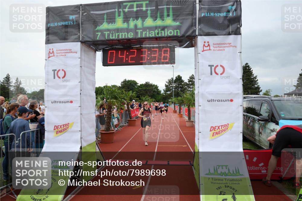 15.06.2025 - 7 Türme Triathlon Michael Strokosch http://msf.ph/oto/7989698 15.06.2025 14:23:38 Ziel 632, 905, 1179 meine-sportfotos.de
