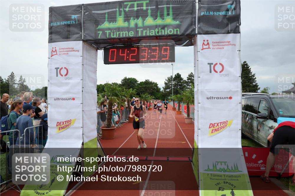15.06.2025 - 7 Türme Triathlon Michael Strokosch http://msf.ph/oto/7989720 15.06.2025 14:23:38 Ziel 632, 905, 1179 meine-sportfotos.de
