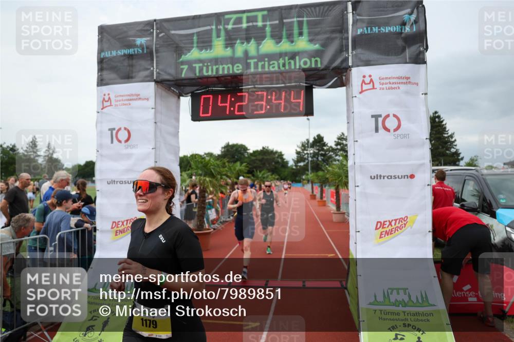 15.06.2025 - 7 Türme Triathlon Michael Strokosch http://msf.ph/oto/7989851 15.06.2025 14:23:43 Ziel 622, 632, 711, 905, 1179 meine-sportfotos.de