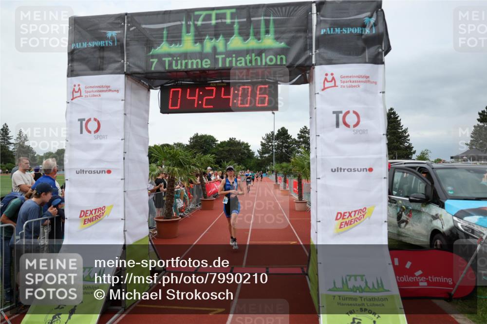 15.06.2025 - 7 Türme Triathlon Michael Strokosch http://msf.ph/oto/7990210 15.06.2025 14:24:06 Ziel 623, 642, 861 meine-sportfotos.de