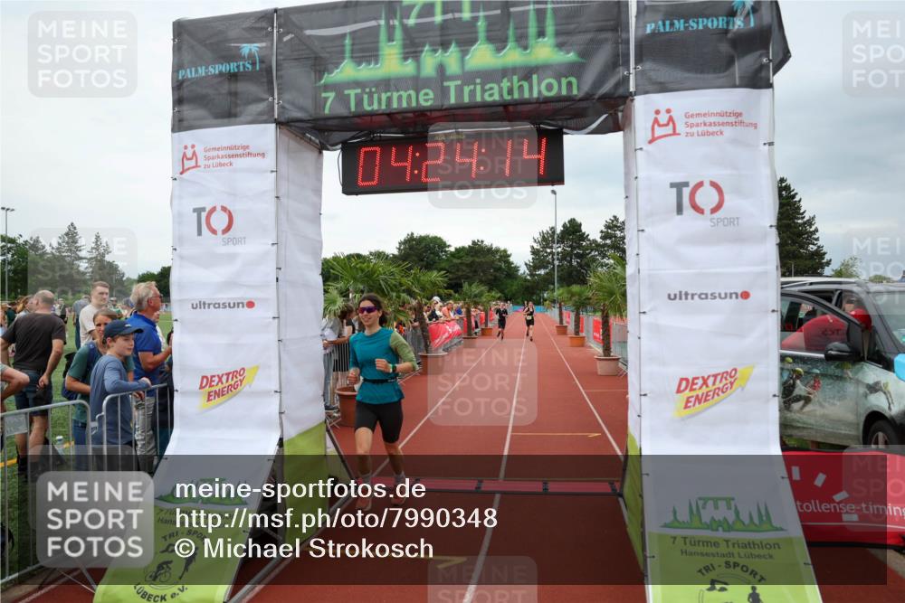 15.06.2025 - 7 Türme Triathlon Michael Strokosch http://msf.ph/oto/7990348 15.06.2025 14:24:13 Ziel 623, 642, 664, 822 meine-sportfotos.de