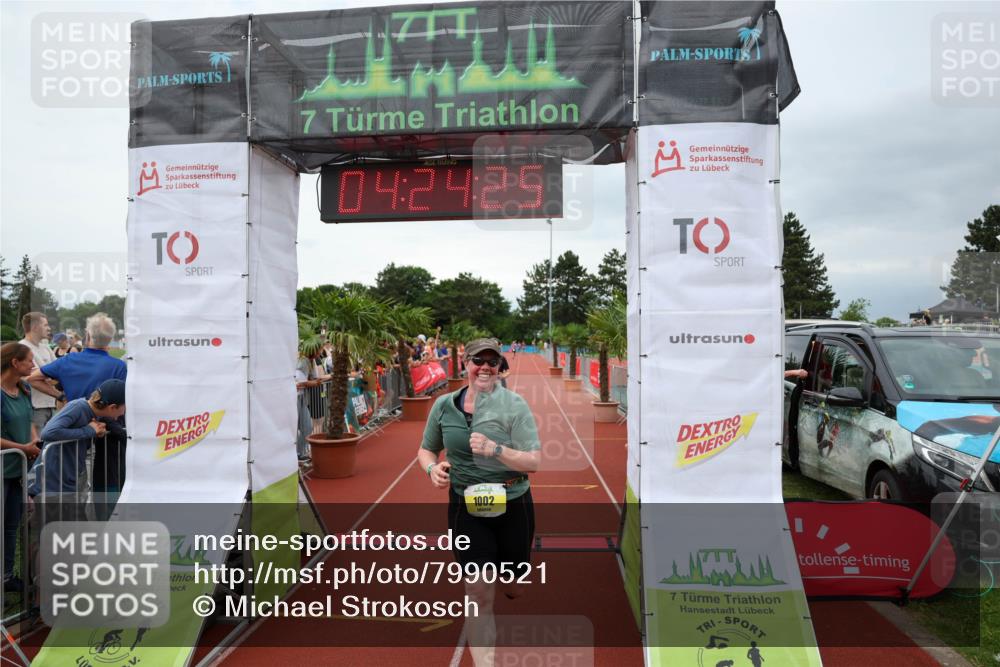 15.06.2025 - 7 Türme Triathlon Michael Strokosch http://msf.ph/oto/7990521 15.06.2025 14:24:25 Ziel 198, 436, 1002, 1012 meine-sportfotos.de