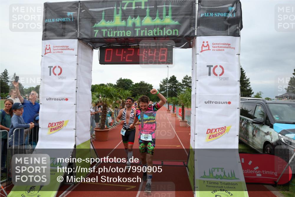15.06.2025 - 7 Türme Triathlon Michael Strokosch http://msf.ph/oto/7990905 15.06.2025 14:24:48 Ziel 575, 764, 1021, 1046, 1080 meine-sportfotos.de