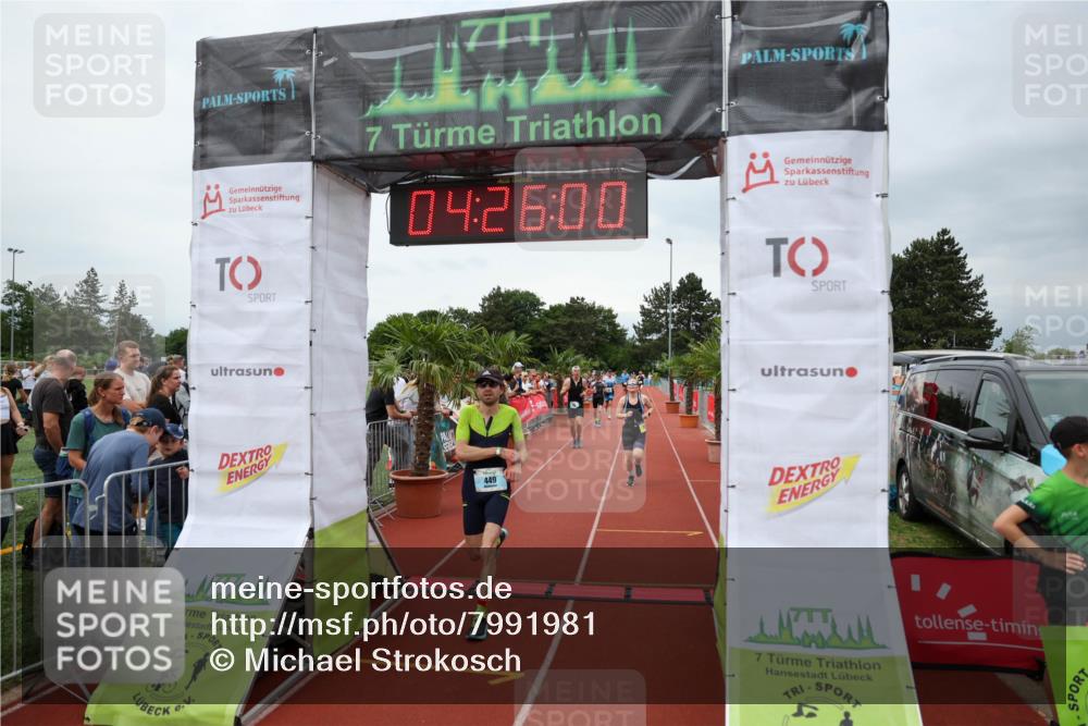 15.06.2025 - 7 Türme Triathlon Michael Strokosch http://msf.ph/oto/7991981 15.06.2025 14:26:00 Ziel 449, 639, 829 meine-sportfotos.de