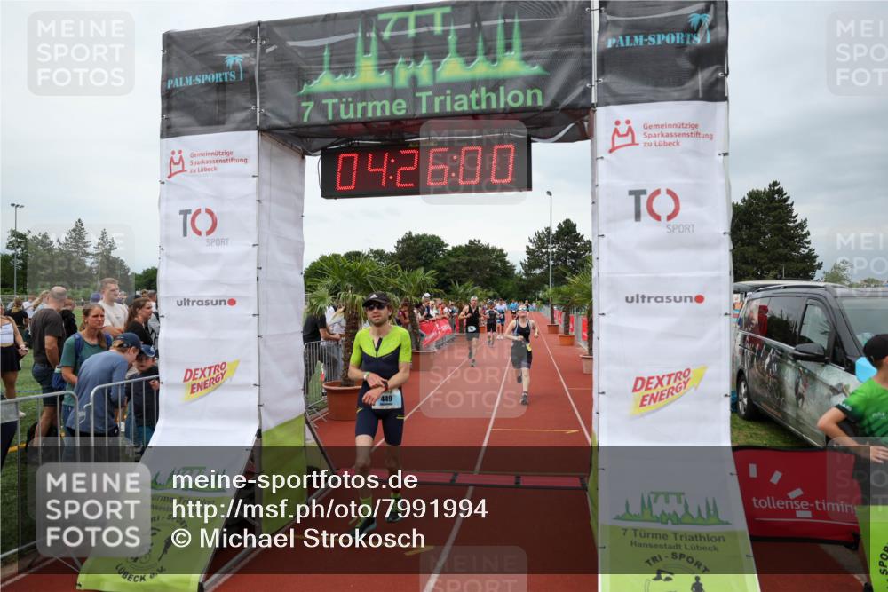 15.06.2025 - 7 Türme Triathlon Michael Strokosch http://msf.ph/oto/7991994 15.06.2025 14:26:00 Ziel 449, 639, 829 meine-sportfotos.de