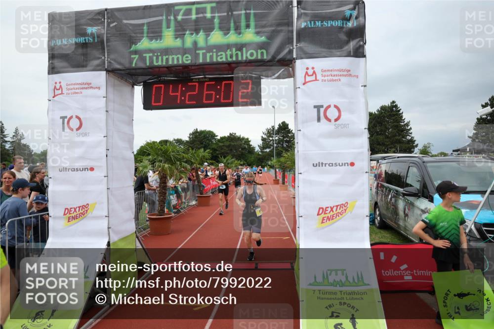 15.06.2025 - 7 Türme Triathlon Michael Strokosch http://msf.ph/oto/7992022 15.06.2025 14:26:01 Ziel 449, 586, 639, 829 meine-sportfotos.de