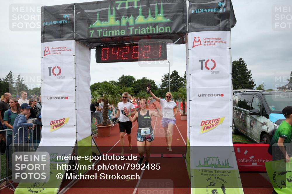 15.06.2025 - 7 Türme Triathlon Michael Strokosch http://msf.ph/oto/7992485 15.06.2025 14:26:21 Ziel 361, 665, 759, 866 meine-sportfotos.de
