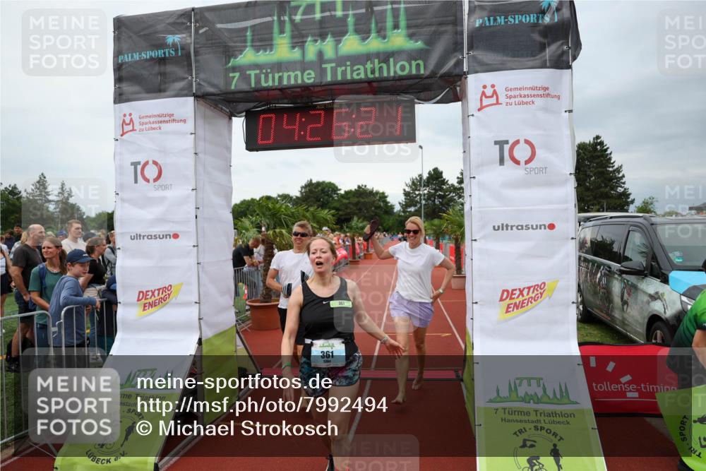 15.06.2025 - 7 Türme Triathlon Michael Strokosch http://msf.ph/oto/7992494 15.06.2025 14:26:21 Ziel 361, 665, 759, 866 meine-sportfotos.de