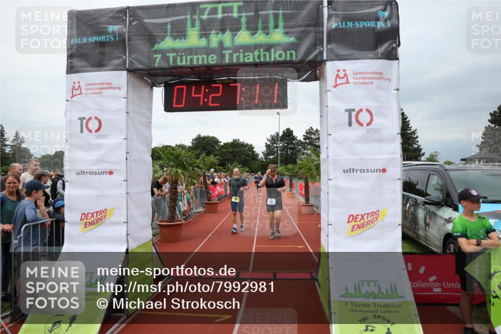 15.06.2025 - 7 Türme Triathlon Michael Strokosch http://msf.ph/oto/7992981 15.06.2025 14:27:11 Ziel 612, 794, 1040 meine-sportfotos.de