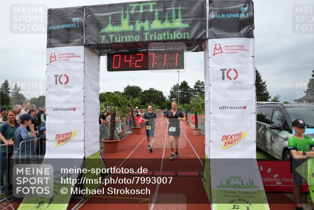 15.06.2025 - 7 Türme Triathlon Michael Strokosch http://msf.ph/oto/7993007 15.06.2025 14:27:11 Ziel 612, 794, 1040 meine-sportfotos.de