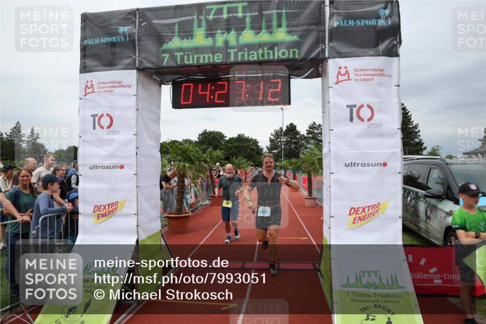 15.06.2025 - 7 Türme Triathlon Michael Strokosch http://msf.ph/oto/7993051 15.06.2025 14:27:12 Ziel 612, 794, 1040 meine-sportfotos.de