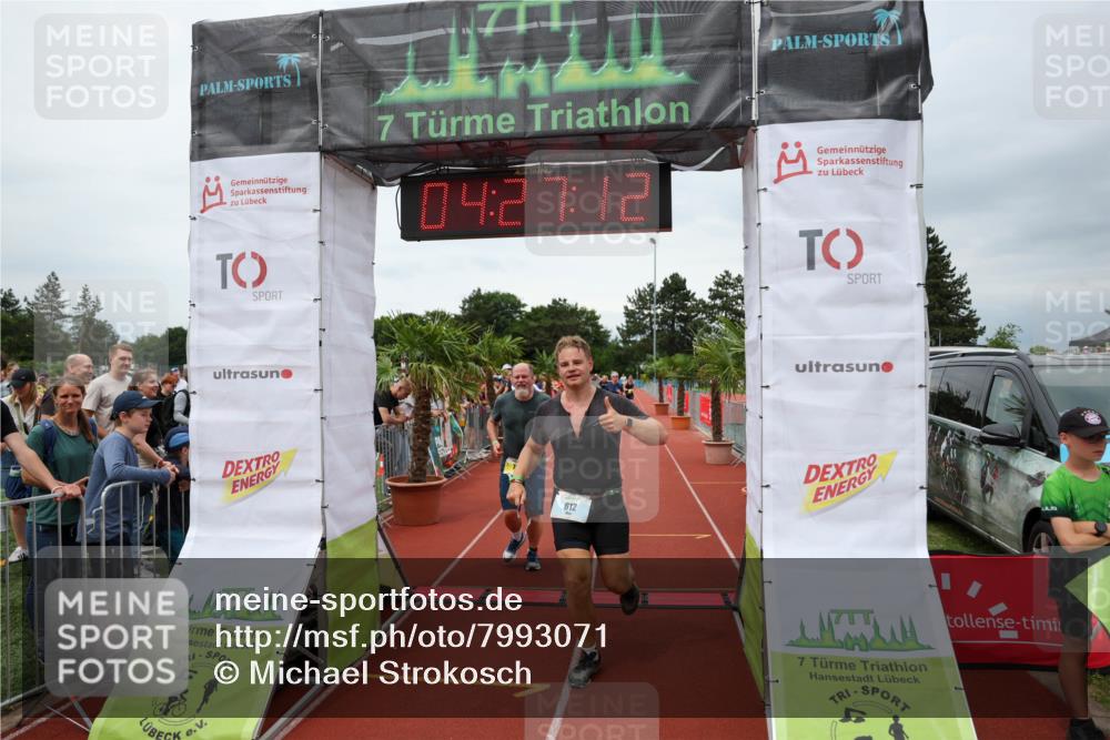 15.06.2025 - 7 Türme Triathlon Michael Strokosch http://msf.ph/oto/7993071 15.06.2025 14:27:12 Ziel 612, 794, 1040 meine-sportfotos.de