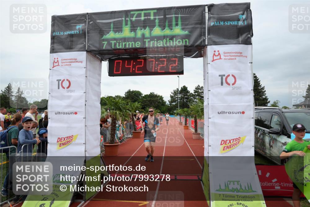15.06.2025 - 7 Türme Triathlon Michael Strokosch http://msf.ph/oto/7993278 15.06.2025 14:27:22 Ziel 498, 621, 835, 1079 meine-sportfotos.de