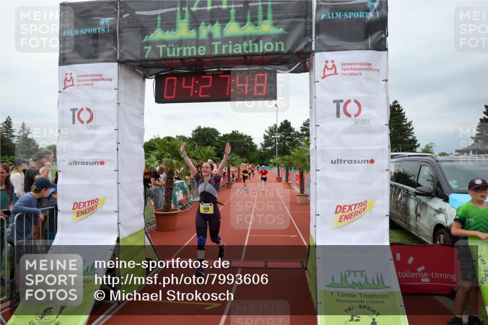 15.06.2025 - 7 Türme Triathlon Michael Strokosch http://msf.ph/oto/7993606 15.06.2025 14:27:48 Ziel 702, 911, 993, 1125 meine-sportfotos.de