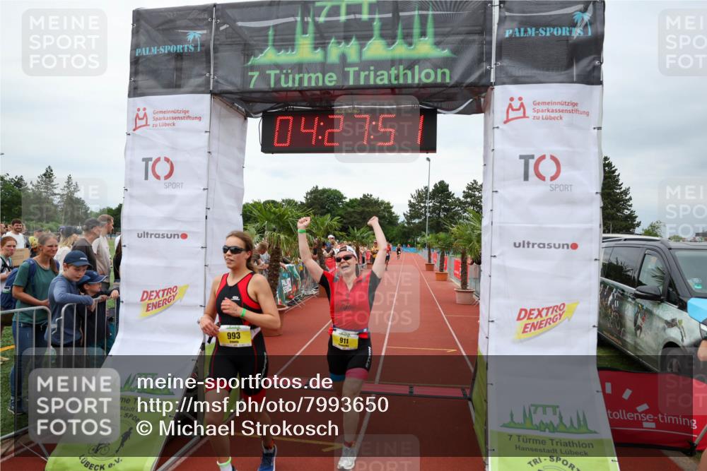 15.06.2025 - 7 Türme Triathlon Michael Strokosch http://msf.ph/oto/7993650 15.06.2025 14:27:51 Ziel 485, 911, 993, 1125 meine-sportfotos.de