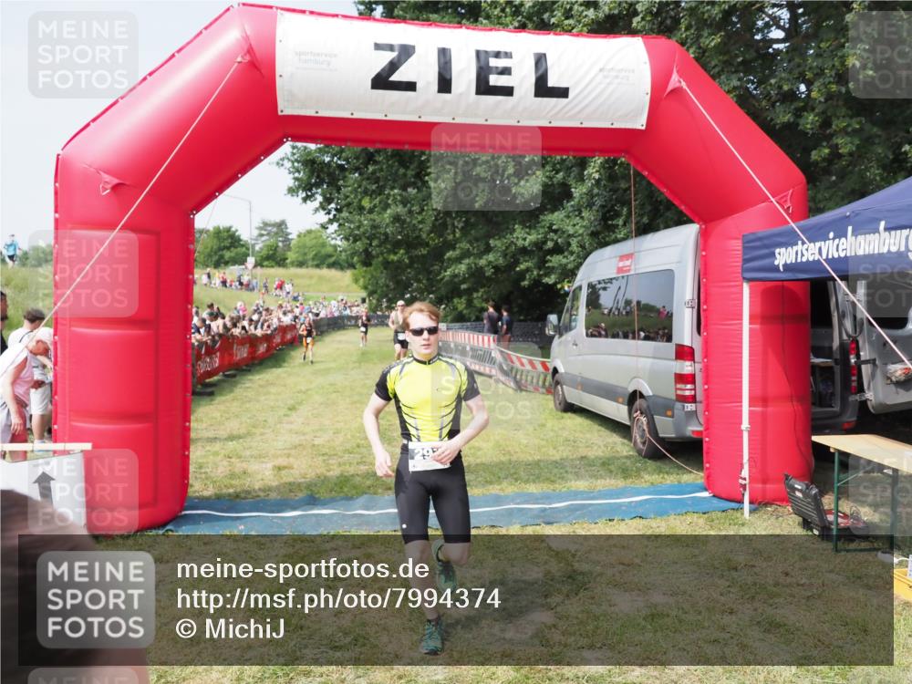 21.06.2025 - 27. Vierlanden-Triathlon MichiJ http://msf.ph/oto/7994374 15.06.2026 11:17:48 Ziel 287, 293, 412 meine-sportfotos.de