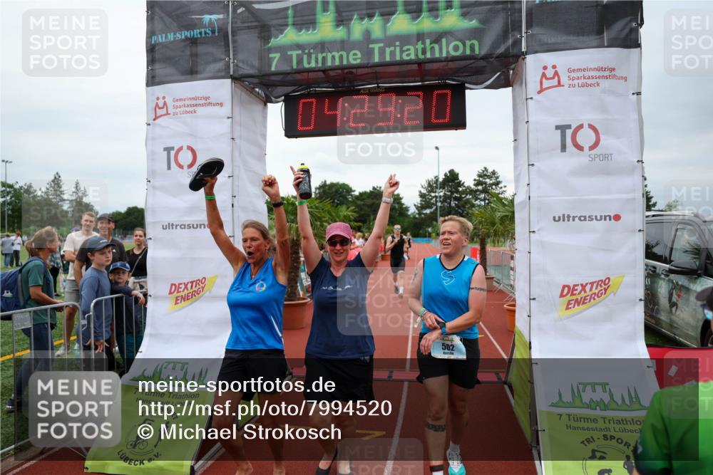 15.06.2025 - 7 Türme Triathlon Michael Strokosch http://msf.ph/oto/7994520 15.06.2025 14:29:20 Ziel 502, 626 meine-sportfotos.de
