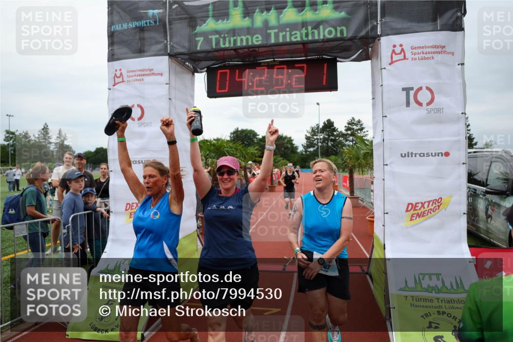 15.06.2025 - 7 Türme Triathlon Michael Strokosch http://msf.ph/oto/7994530 15.06.2025 14:29:20 Ziel 502, 626 meine-sportfotos.de
