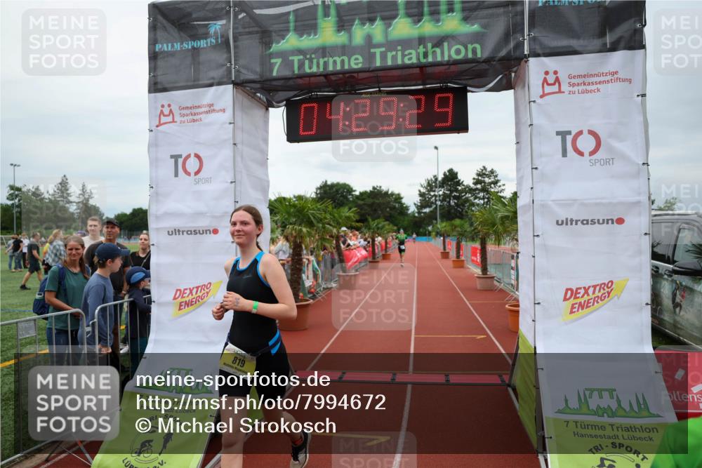 15.06.2025 - 7 Türme Triathlon Michael Strokosch http://msf.ph/oto/7994672 15.06.2025 14:29:29 Ziel 626, 634, 819 meine-sportfotos.de